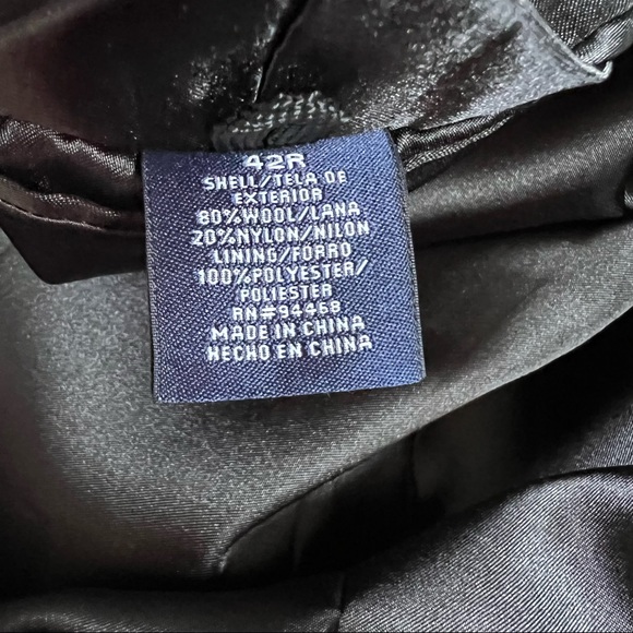 Stafford Performance Wool Button Down 3/4 Sleeve Winter Coat Cozy Jacket EUC 42R - Picture 4 of 4